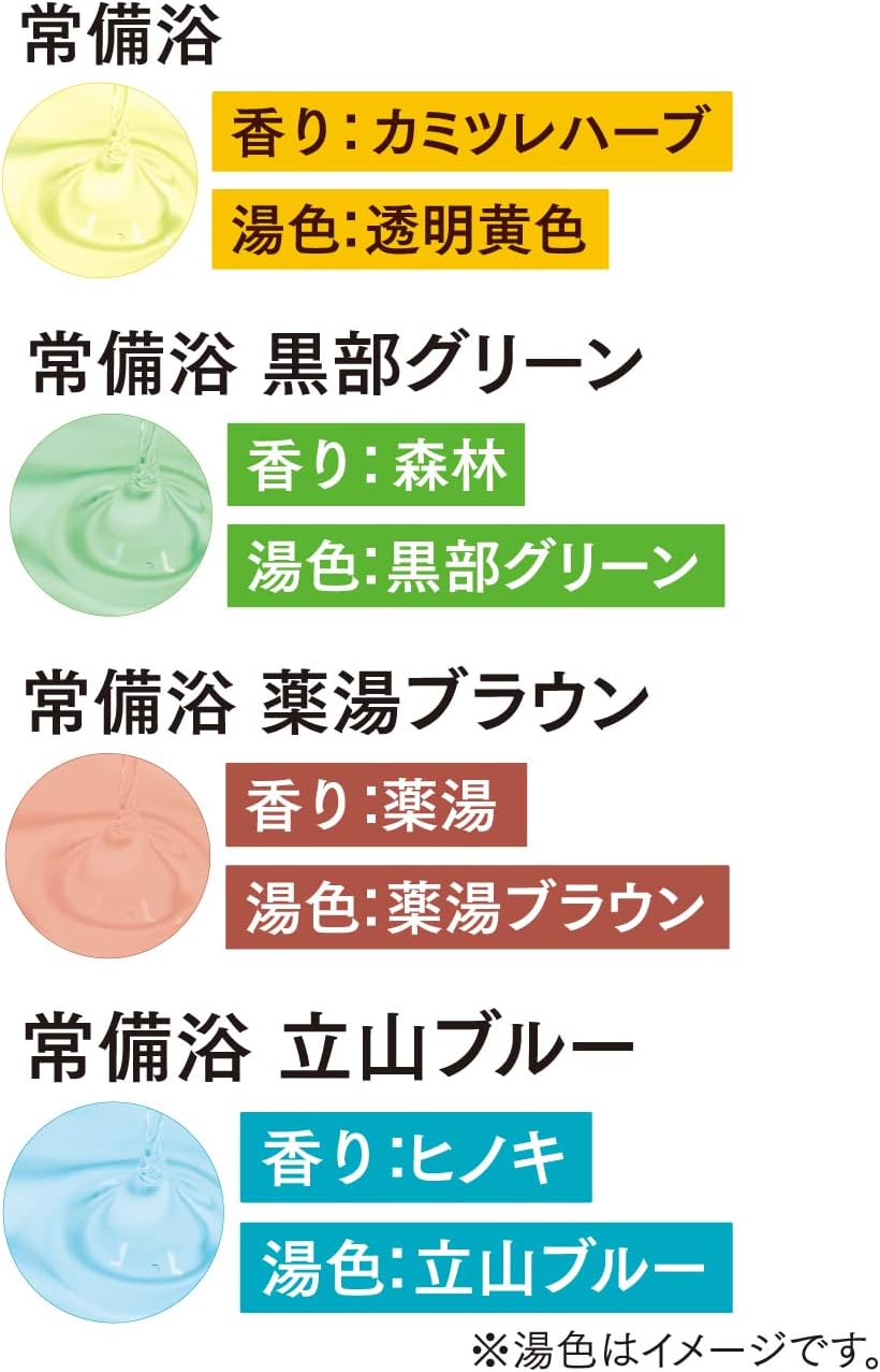 【医薬部外品】常備浴 富山常備薬 薬用入浴剤 大容量400mL(20回分) 液体 富山の温泉水使用 保湿 発汗 生薬エキス配合 10種の植物エキス ギフト 薬用生薬浴 (透明黄色の湯色 カミツレハーブの香り, 400mL 1本)薬用生薬浴 ギフト 画像3