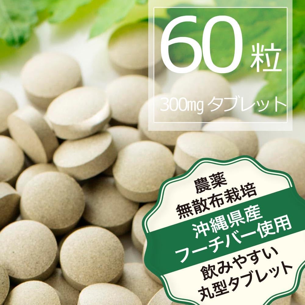 琉球ヨモギ粒 3袋 (60粒×3袋) よもぎ粒 沖縄県産 フーチバー 沖縄にこにこ元気島 ヨモギ サプリメント 画像2