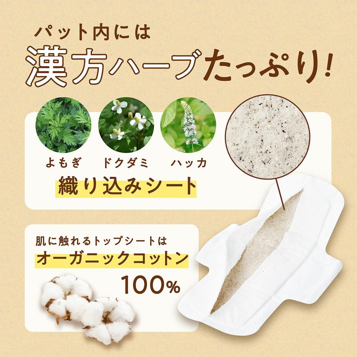 【ウィズフェム】【HEAT(しっかり温め）3回分】よもぎ温座パット オーガニック よもぎ蒸し よもぎパット 冷え 対策 ウィズフェム オーガニック グラフィコ 太もも よもぎ温座 おまたカイロ 温熱シート 温活 ヨモギ蒸し【ウィズフェム使い方BOOK付き】 画像4