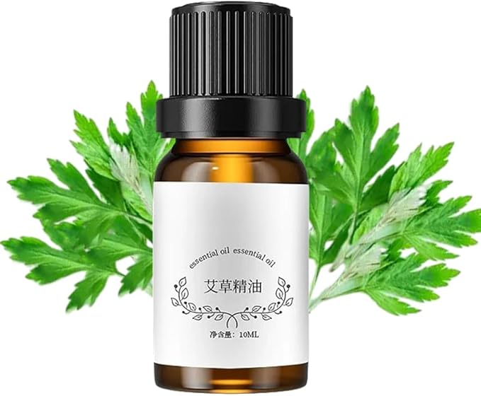よもぎエッセンシャルオイル ヨモギ 精油 無農薬天然よもぎ100％ 蓬 ヨモギ精油 肌 赤み 鎮静 美容 化粧水 美容液 乳液 マッサージオイル (30ml)